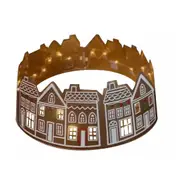 Christmas Tree Collar Pencil Tree Skirts LED Gingerbread 28 inches