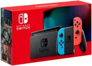 Nintendo Switch Neon Blue and Red Joy-Con Console