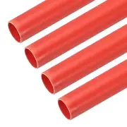 PVC Conduit Pipe Red Straight Tube 20mm Conduit Pack of 4