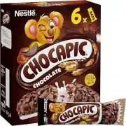 Nestle Chocapic Chocolate Breakfast Cereal Bar 25G (6 Bars) Free Shipping World