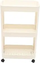 PRETYZOOM Rolling Storage Cart with Wheels Multi Functional Organizer for Kitchen Bathroom Dormitory and Spacious Storage Trolley for Easy Access and Convenience