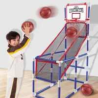 在飛比找樂天市場購物網優惠-[免運】籃球架兒童室內幼兒園專用籃球框家用投籃機球類玩具籃筐