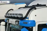 Roof Light Bar BLACK + Spot Lamps For Scania P G R 6 2009+ Highline Stainless