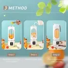 Stainless Steel Blade Mini Blender Ensures Smooth and Creamy Results Every Time