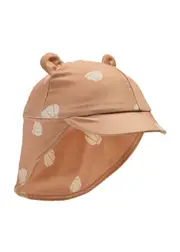 Liewood Kids Senia Printed Jersey sun hat - Pink - 6/9M (6 Months) 6/9M (6 months)