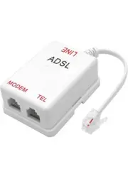 DSL Filter Splitter for Phone Line and Modem 6 Inductors Version RJ11 6P2C 1 ...