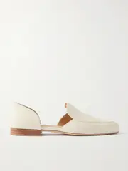 [Gabriela Hearst] Gabriela Hearst - Jax Cutout Leather Loafers - Cream - IT42 IT 42 Cream