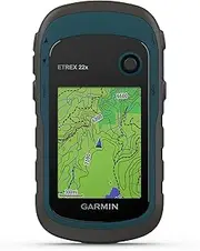 [Garmin] eTrex 22x, Outdoor Handheld GPS Unit, Button Operated, Preloaded Maps, 2.2" Sunlight Readable Colour Display, Blue