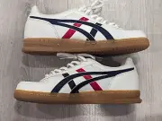 DS ASICS TOP SEVEN 7 WHITE NAVY RED GUM SZ 5.5