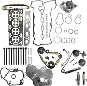 2.2L, 2.4L 9-4201S / HS26517PT Timing Chain Kit&Water/Oil Pump&Head Gasket&Sprocket Tensioner, Fit for Lacrosse/Verano 2011-17, Captiva/Cobalt/Hhr 2009-17, GMC Terrain 2011-17