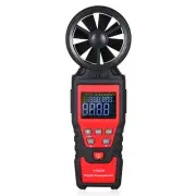 Digital Anemometer Humidity Temperature Testers with USB Data Logging, LCD Color