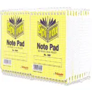 NEW 40x Spirax 560 Notebook Note Pad Spiral Top Opening 96 Page 112x77mm Bulk