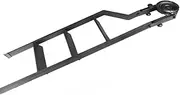 Universal Tailgate Rotary Suitable Compatible for Pickup Truck Car Rear Door Tailgate Folding Ladder Auxiliary Ladder 126CM