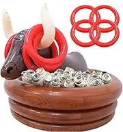 Inflatable Cooler - Floating Drinks Cooling Bin - Bull-Shaped Beer Party Decor for Oktoberfest Gathering Beach Picnic Outdoor Birthday