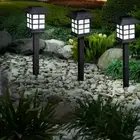 Emitto 12Pcs Solar Power Garden Lawn Lights Outdoor Yard Lamp LED Waterproof