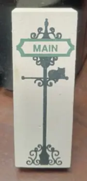 CATS MEOW MAIN SREET SIGN NEW