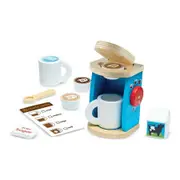 Melissa & Doug Wooden Brew & Serve Coffee Set Kids/Childrens Play Toy 3+