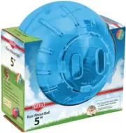 Small Pet, Kaytee Run-About Ball - Rainbow (Mini (5" Diameter))