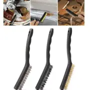 Mini Wire Brush Brass Nylon & Steel Brushes Rust-Remover Cleaning Polish Grinder