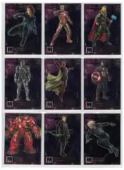 2015 UD MARVEL AVENGERS AGE OF ULTRON MULTIPLE METALLICS SET ALL 11 MM1 to MM11