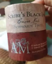 AM The Writing Collection Bordeaux Ink Bottle in Box Scribe Black NEW!
