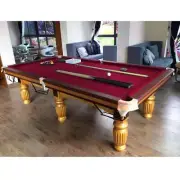 8ft/7ft Billiard Pool Table Cloth Snooker Felt Cushion Replacement 8ft Red