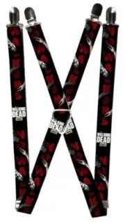 The Walking Dead "No Walkers" Suspenders