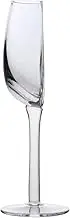 Creative Crystal Glass - Half Red Wine Cup Glass 140ml | Flexible Long Stemmed Glassware for Birthday Holidays Wedding Christmas Family Friends