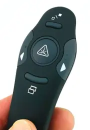 Wireless Presenter w/ Laser For Powerpoint On Mac Or Windows Plug & Play USB