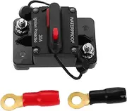COSMEVIVI Boat Electrical Panel Boat Fuse Panel 30a Car Audio Circuit Breaker Resettable Fuse Holder Switch