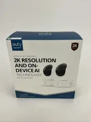 2 Pack Eufy Indoor Security Camera 2K Resolution & On Device AI Technology NEW