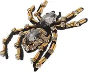 DOITOOL DIY Decorative Applique Patch Spider Shape Clothing Shoe Embellishment Unique Handmade Beaded Design for Custom Fashion Accessories