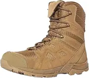 [Lfzhjz] Men's Military Combat Boots, with Side Zipper, Puncture Resistant, Work Boots, Desert Combat Boots, Army Jungle Boots