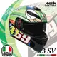 [安信騎士]義大利 AGV K-3 SV K3 SV ROSSI MUGELLO 2017 全罩帽 內墨片