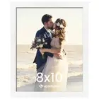 8x10 Picture Frame, Wall Gallery Photo Frames with Engineered Wood, White 1 Pack