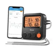 Bluetooth Meat Thermometer, 230ft Range Wireless Grill Thermometer 2 Probes