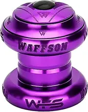 NV.73 1 Inch CNC Alloy Threadless Headset with Top Cap, Purple, HS03ZQPUR