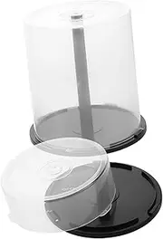 WESIEVYA 2pcs CD Storage Bin CD Dvd Storage Portable Hard Plastic CD Case Blank CD Cases Dvd Storage Sleeves CD Storage Cases Media Storage Sanding Disc Organizer Blank Dvd Cases Dvd Boxes
