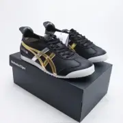 Onitsuka Tiger Mexico 66 Unisex Sneakers Shoes Skateboarding Black/Gold