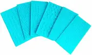Cake Decorating Molds - Cake Fondant Embossing Mold | Fondant Molds with Embossed Tree Bark, Brick Wall, Cobblestone, Stone Wall, Mayan Sun, Flower Vine Lace Texture Jmedic