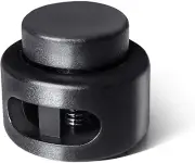 Plastic Cord Locks Premium Double Hole Spring Toggle Stopper Cord Stop
