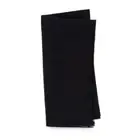 Hudson Park Collection Black Fringe Dinner Napkins L68207 Set of 4