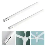 2 Pcs Electric Fan Extension Rod Downrod Mount Extender Stem Ceiling Fans