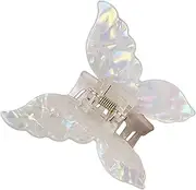 Cute Claw Clips - Butterfly Hair Claw | Fiber Hair Clamps | Women's Fixed Hair Butterfly Clips | Beautiful Appearance Hair Decoration Tool For Dating, Night Out, Daily Use, Party