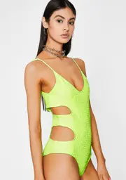 Atomic Sneak Peek Cut Out Bodysuit