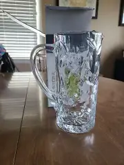 New - ROYAL CRYSTAL ROCK (RCR) LAURUS BROCCA JUG ITALY 40. Oz AND 9" HEIGHT