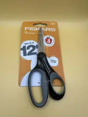Fiskars 7" SoftGrip Student Glitter Scissors for Kids 12-14, Scissors for School