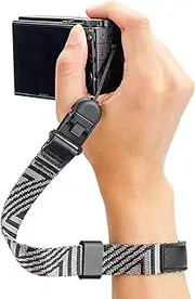 PROfezzion Deluxe Camera Wrist Strap Hand Grip for Canon G7X Mark III II G9X G5X Sony RX100 VII VI VA ZV1 ZV-1 RX1R II HX99 Ricoh GRIIIx GRIII GR3 GRII Leica Q2 D-Lux 7 Panasonic ZS200 ZS100 LX100