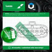 Air Mass Sensor fits OPEL ASTRA G 1.7D 2.0D 99 to 04 Y20DTH Flow Meter Lucas New