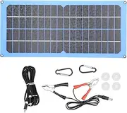 Flexible Solar Panel Kit 15W 18V Portable Photovoltaic Module USB Weight bearingr for RV Camping Hiking Outdoor Activities Energy Efficient Design